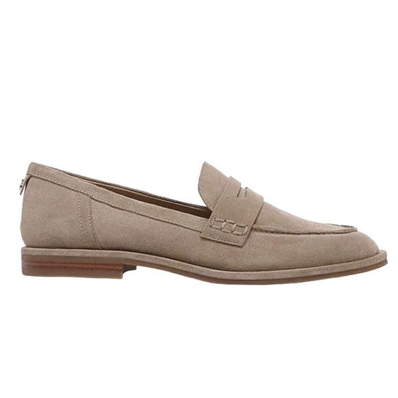 💥LAST CHANCE💥 Sam Edelman Beatrice Penny Loafer in Taupe Size 9 - Picture 2 of 9